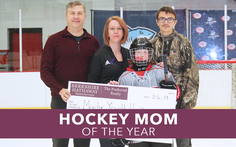 Congratulations, Elizabeth Turcovsky, our Hockey Mom of the Year!